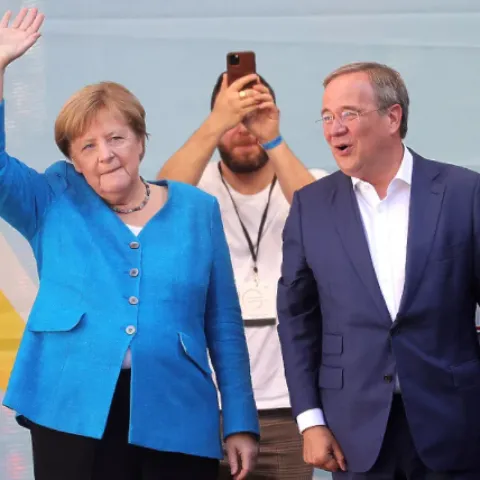 Angela Merkel i Armin Laschet