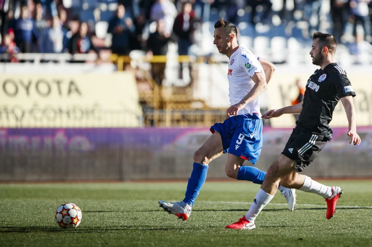 13.02.2022., Split - Hrvatski Telekom Prva liga, 23. kolo, HNK Hajduk - NK Slaven Belupo. Photo: Milan Sabic/PIXSELL