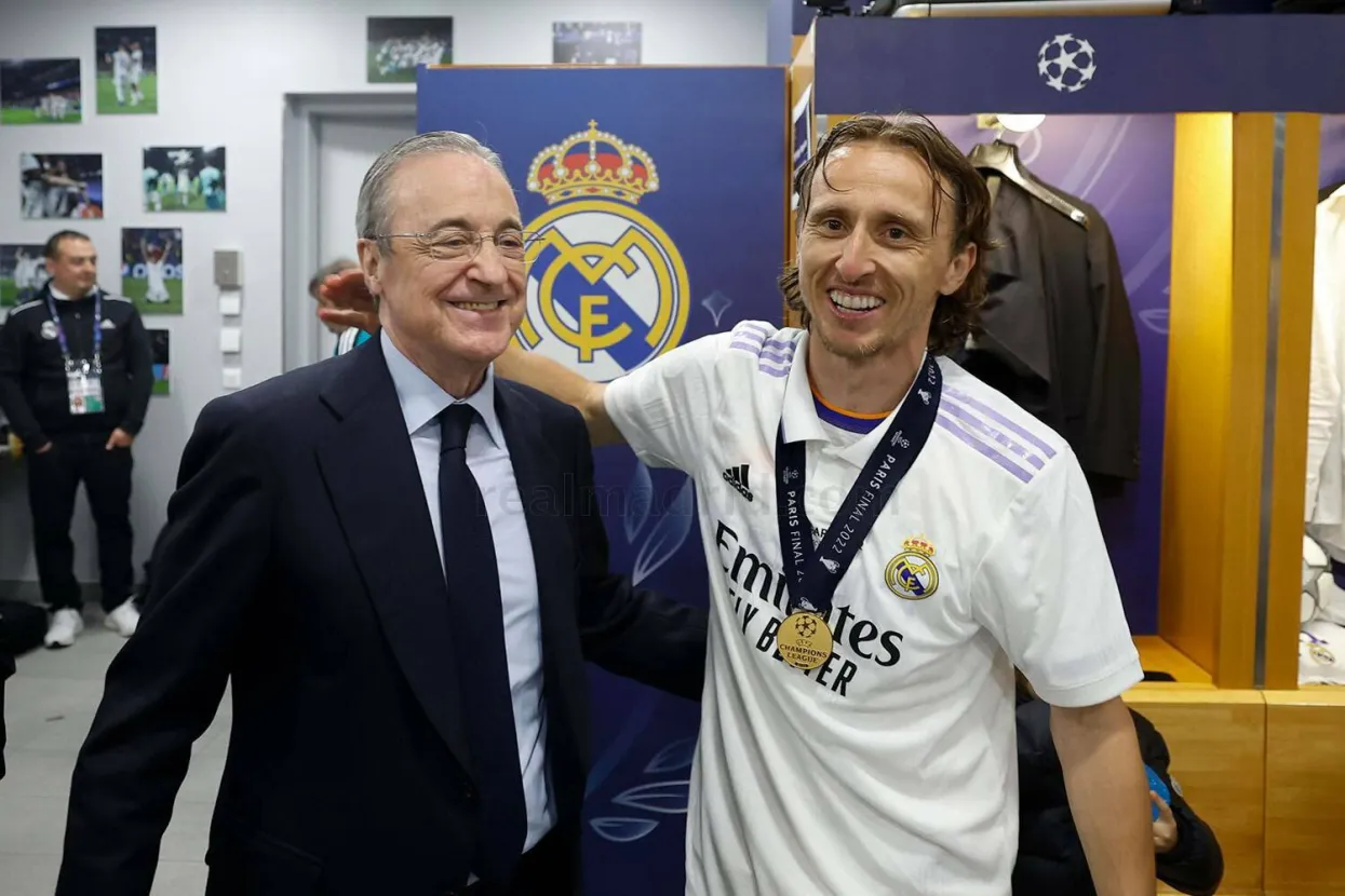 Florentino Perez i Luka Modrić