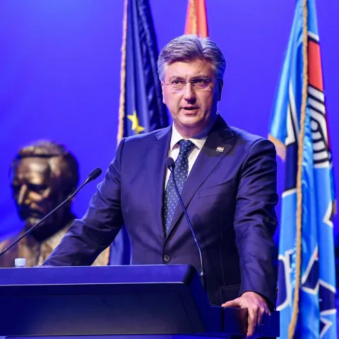 11.06.2022.., Zagreb - 19. Opci sabor HDZ-a. Andrej Plenković