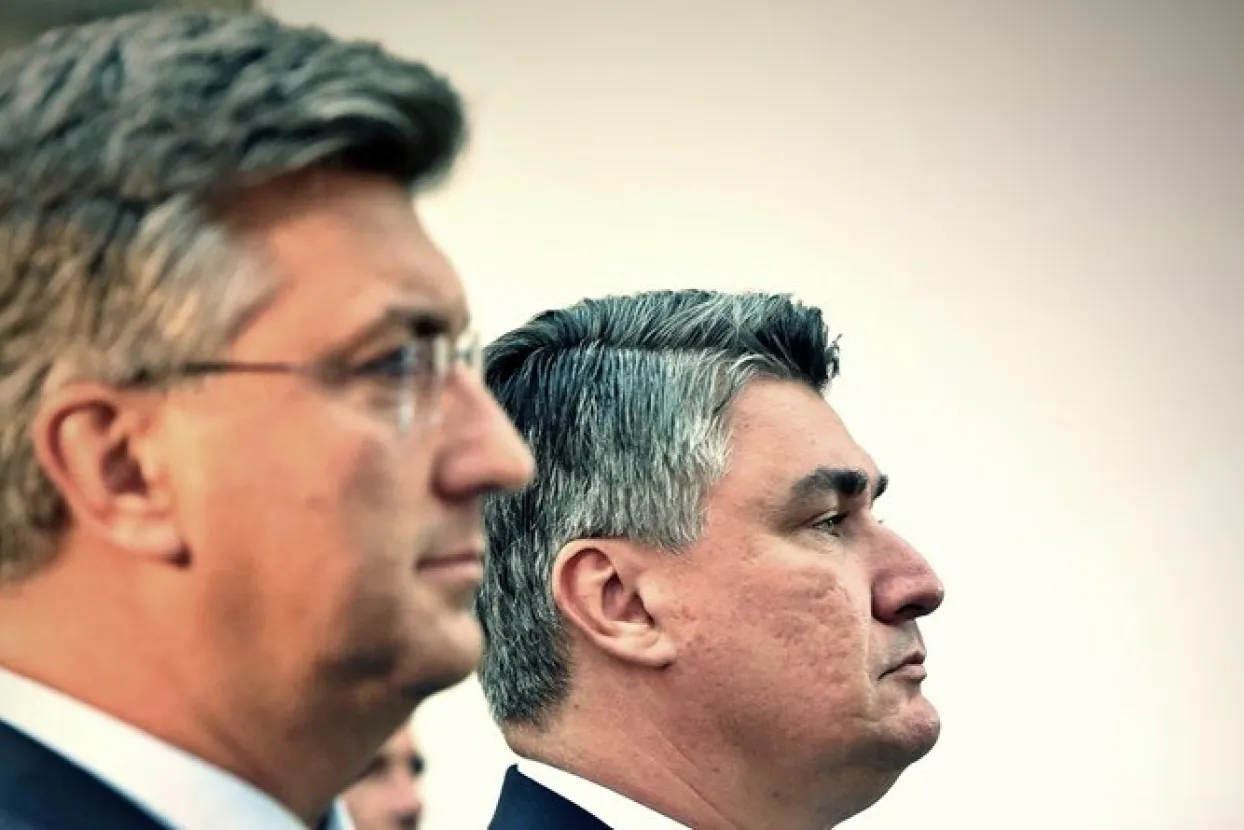 Andrej Plenković i Zoran Milanović