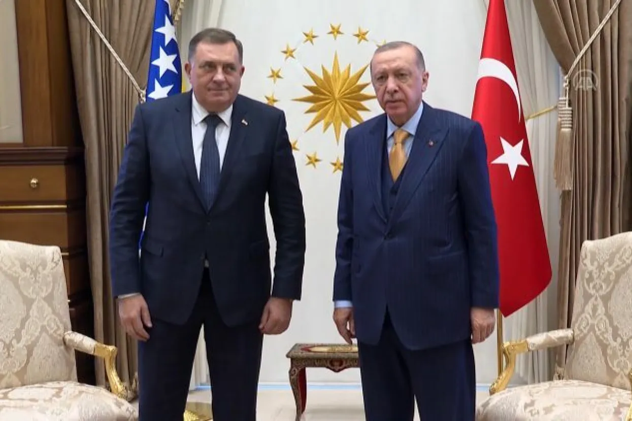 Milorad Dodik i Recep Tayyip Erdogan