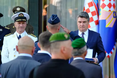 Predsjednik republike i vrhovni zapovjednik Oruzanih snaga Republike Hrvatske Zoran Milanović