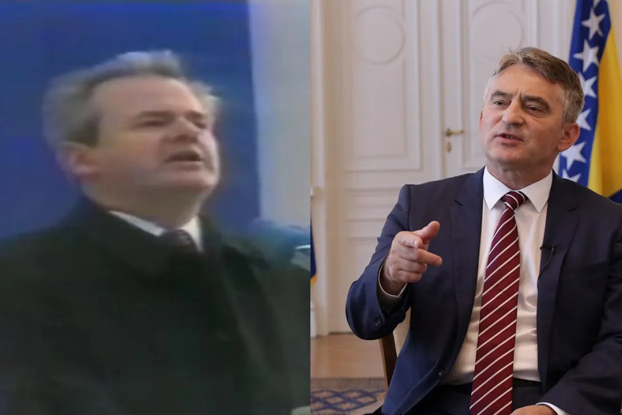 Slobodan Milošević i Željko Komšić