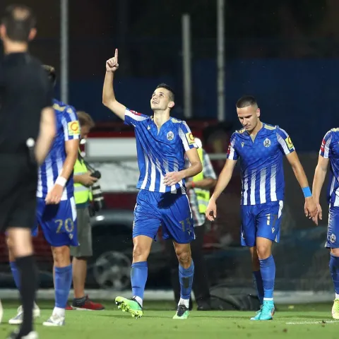 24.07.2022., stadion u Kranjcevicevoj ulici, Zagreb - SuperSport HNL, 02. kolo, NK Lokomotiva - NK Osijek. Blaz Boskovic Photo: Luka Stanzl/PIXSELL