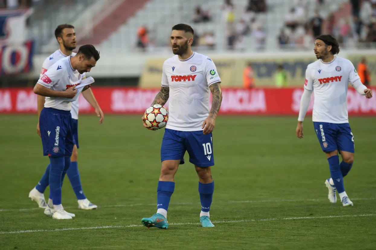 14.05.2022., stadion Poljud, Split - Utakmica 35. kola Hrvatski Telekom Prve lige izmedju Hajduka i Istre 1961. Photo: Ivo Cagalj/PIXSELL