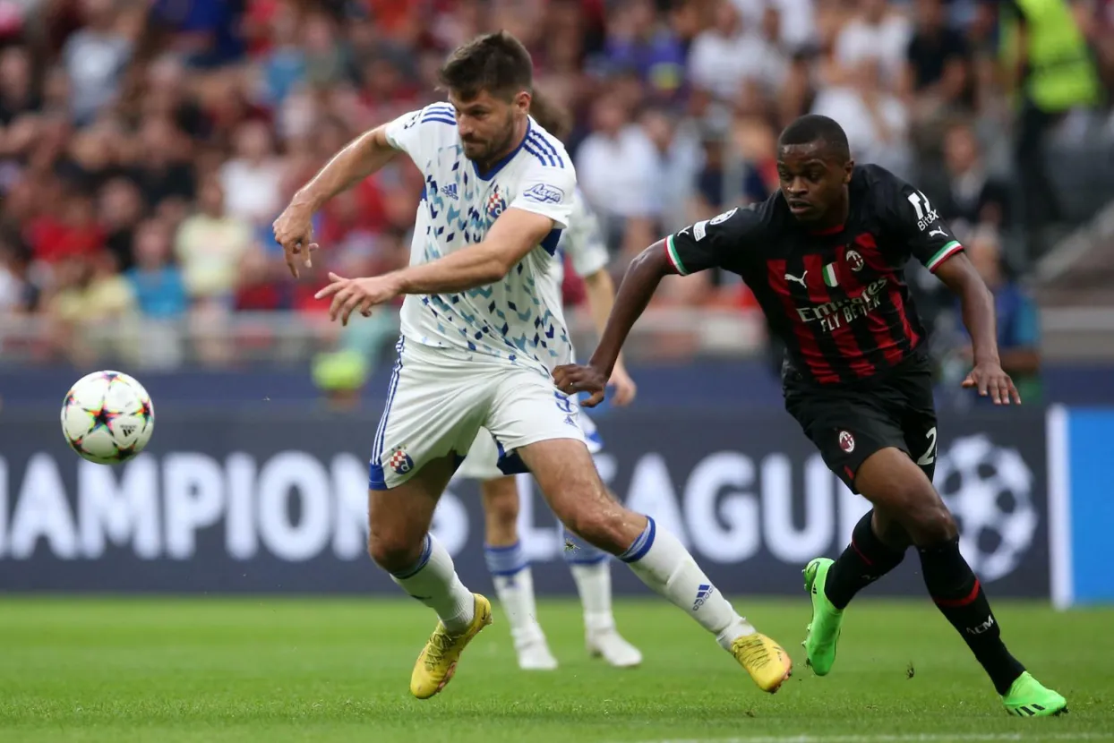 14.09.2022., stadion San Siro, Milano - UEFA Liga prvaka, 2. kolo, skupina E, AC Milan - GNK Dinamo. Photo: Matija Habljak/PIXSELL