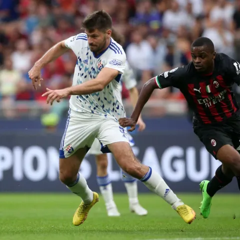 14.09.2022., stadion San Siro, Milano - UEFA Liga prvaka, 2. kolo, skupina E, AC Milan - GNK Dinamo. Photo: Matija Habljak/PIXSELL