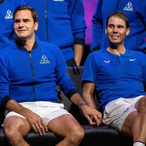 Federer i Nadal nisu prestajali plakati u oproštaju za pamćenje