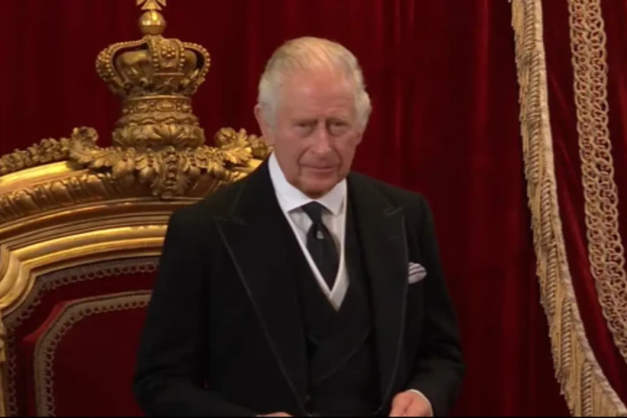 Kralj Charles III. na ceremoniji Pristupnog vijeća