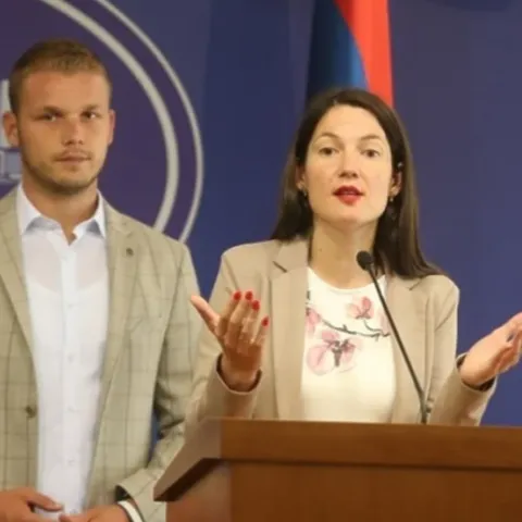 Draško Stanivuković i Jelena Trivić