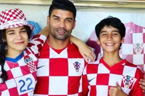 Eduardo da Silva sa obitelji prati Svjetsko prvenstvo