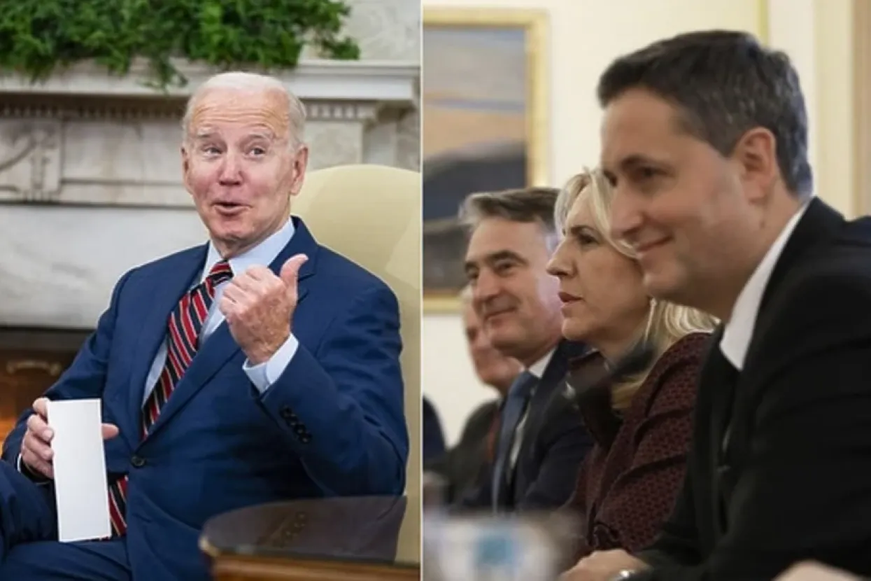 Joe Biden i članovi predsjedništva BiH