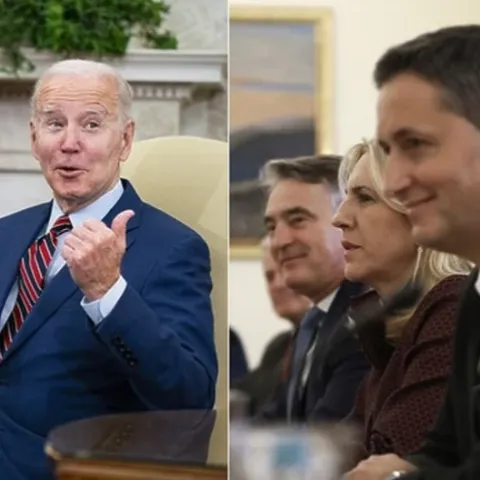 Joe Biden i članovi predsjedništva BiH