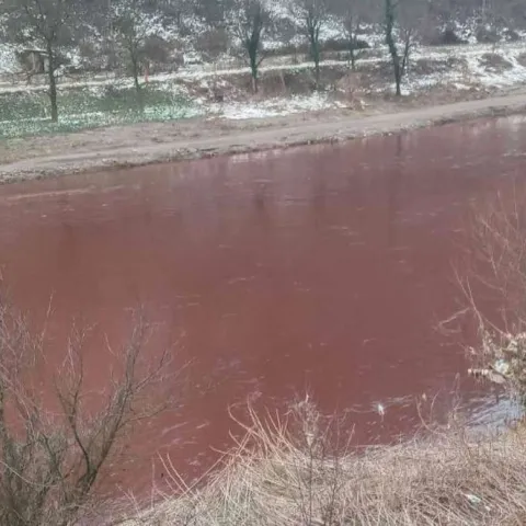 Onečišćenje rijeke Bosne kod Zenice