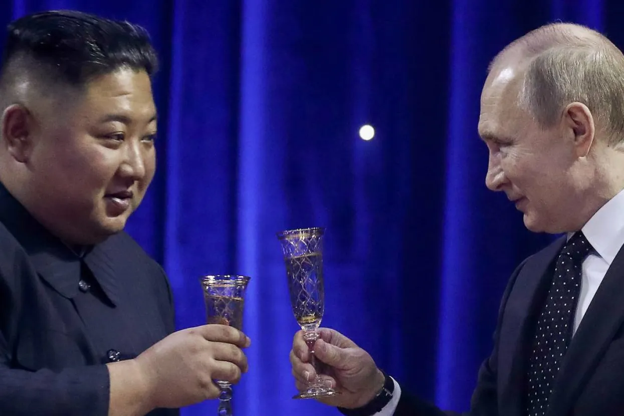 Kim Jong-un i Vladimir Putin