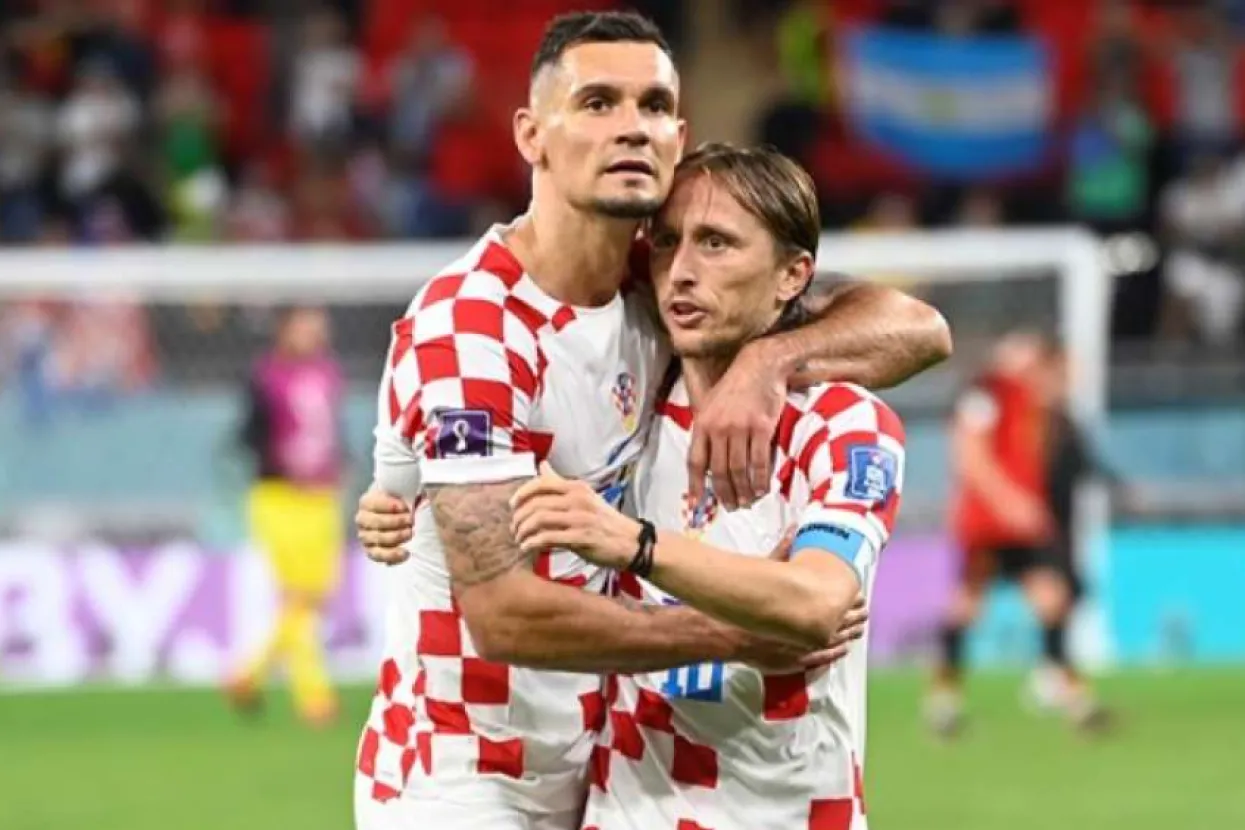 Dejan Lovren i Luka Modrić