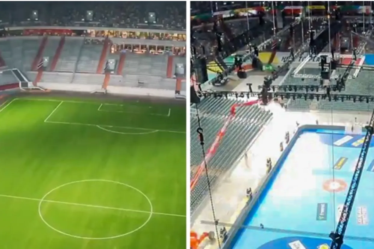 Nogometni stadion se pretvara u rukometnu arenu