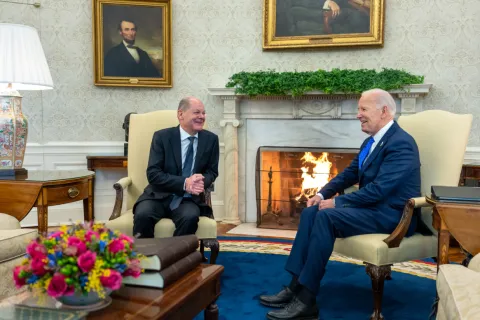 Scholz i Biden