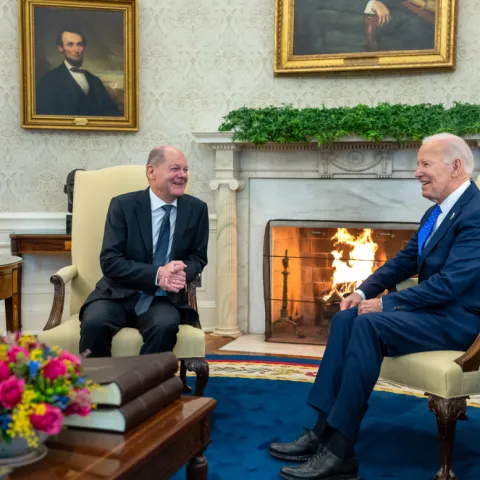 Scholz i Biden