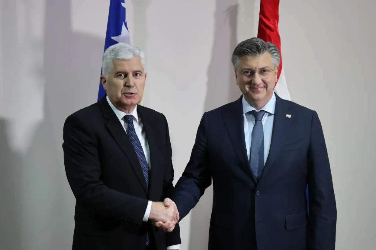 Dragan Čović i Andrej Plenković