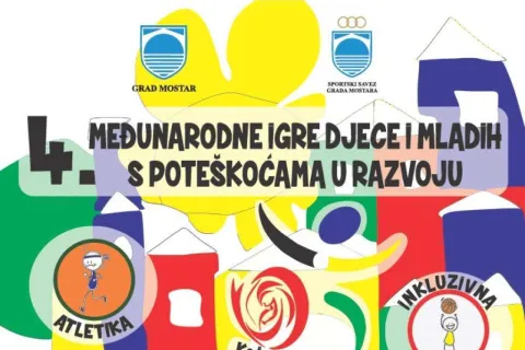 Međunarodne igre za djecu i mlade s poteškoćama u razvoju od 25. do 27. travnja u Mostaru