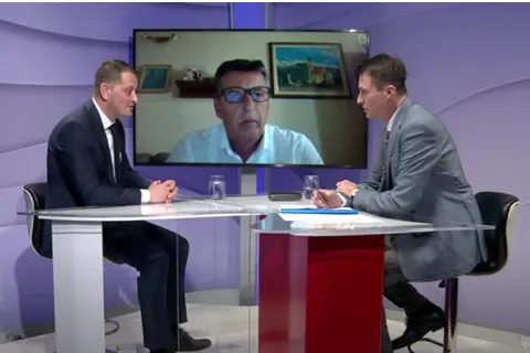 Ronald Jarak i Željko Mikulić u emisiji Kompas RTV-a Herceg Bosne 