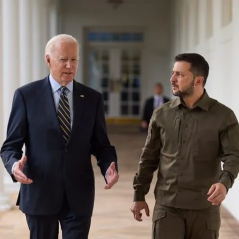 Biden i Zelenski