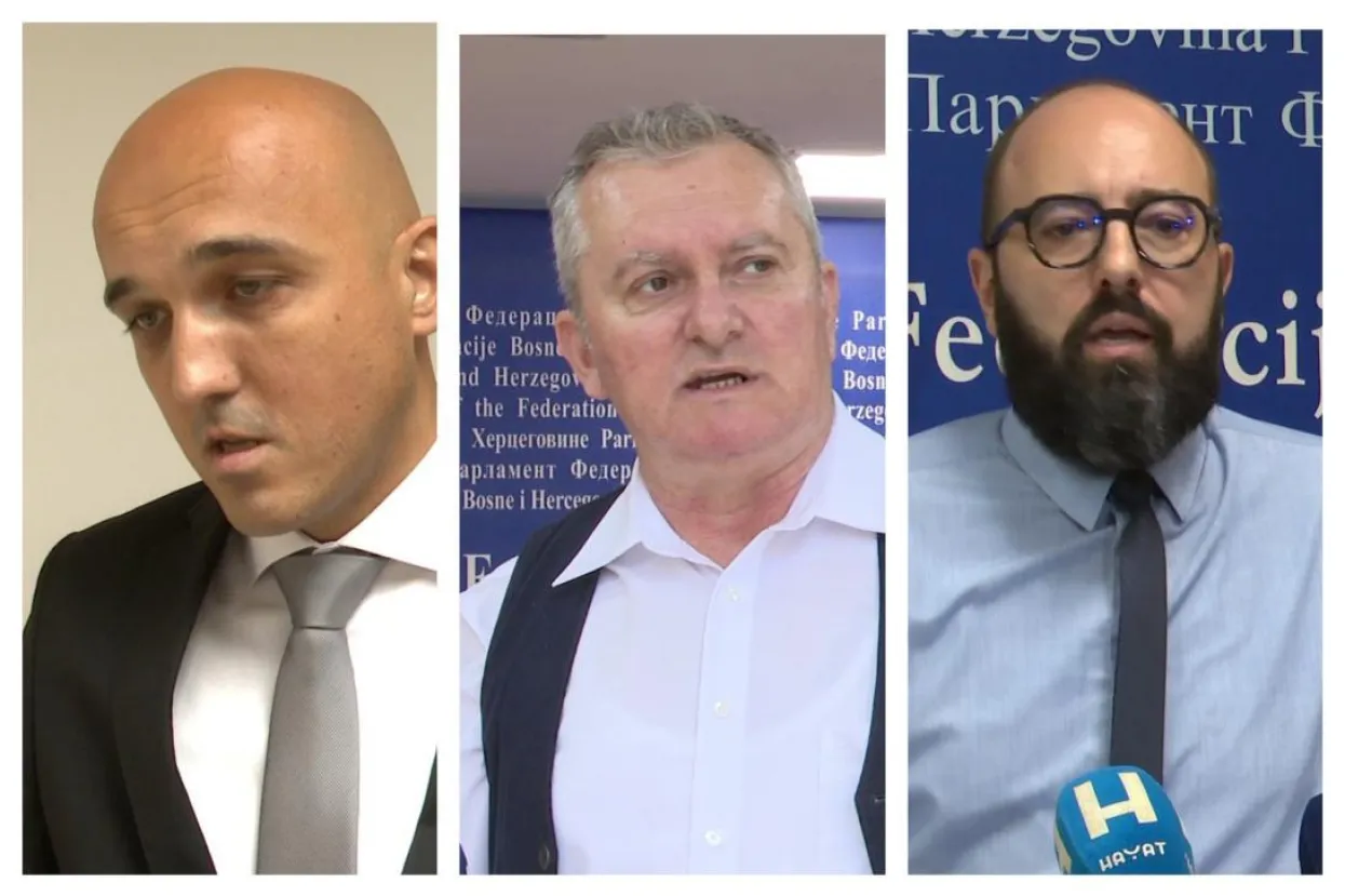 Marijan Marjanović (HDZ BiH), Mario Karamatić (HSS BiH), Damir Mašić (SDP BiH) 