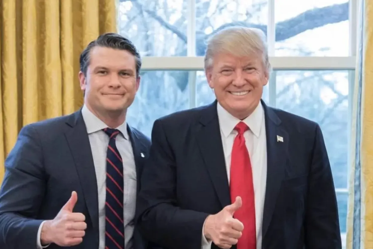 Pete Hegseth i Donald Trump