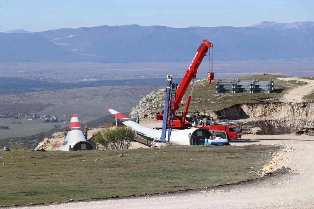 Na području Tomislavgrada i Livna gradi se najveći vjetropark u BiH