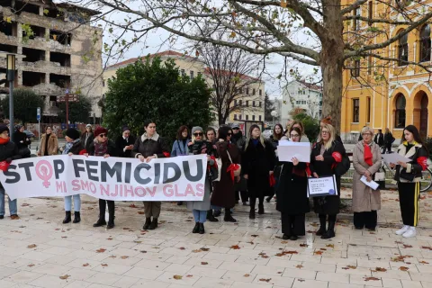 Prosvjed protiv nasilja nad ženama u Mostaru