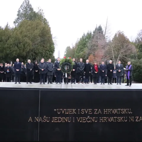 Obilježavanje 25. godišnjicu smrti prvog hrvatskog predsjednika dr. Franje Tuđmana.