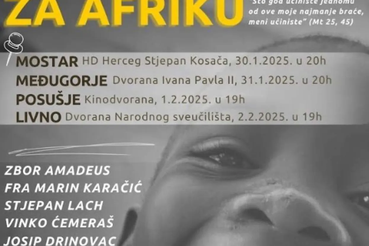 Narod Hercegovine za djecu Afrike