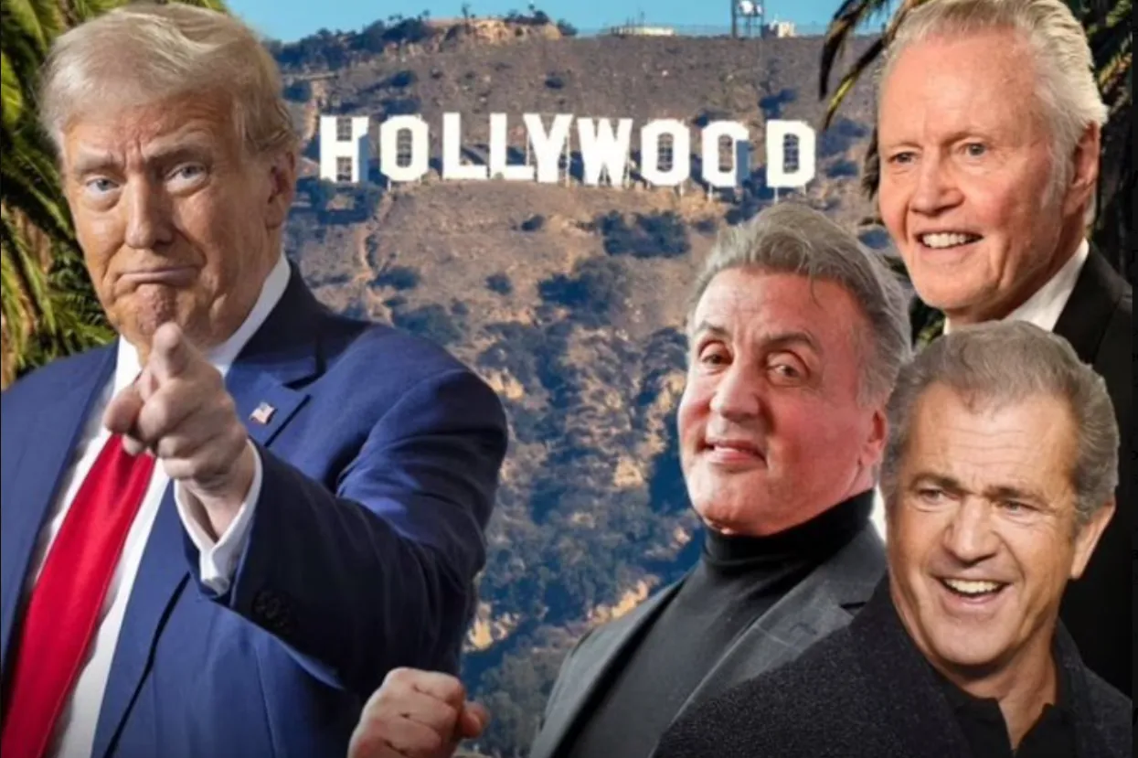 Donald Trump, Jon Voight, Mel Gibson i Sylvester Stallone