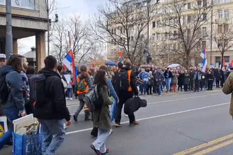 Studentski prosvjedi u Srbiji