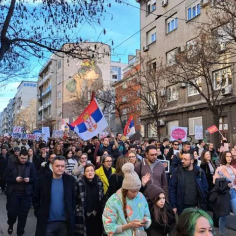 Studentski prosvjed u Srbiji