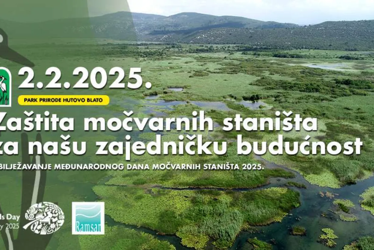 PP Hutovo blato nizom događaja obilježava Međunarodni dan zaštite močvara 2025.