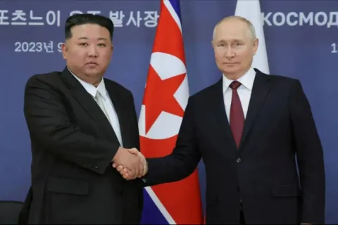 Kim Jong Un i Vladimir Putin