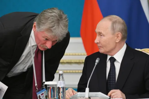 Peskov i Putin