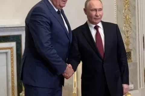 Milorad Dodik i Vladimir Putin