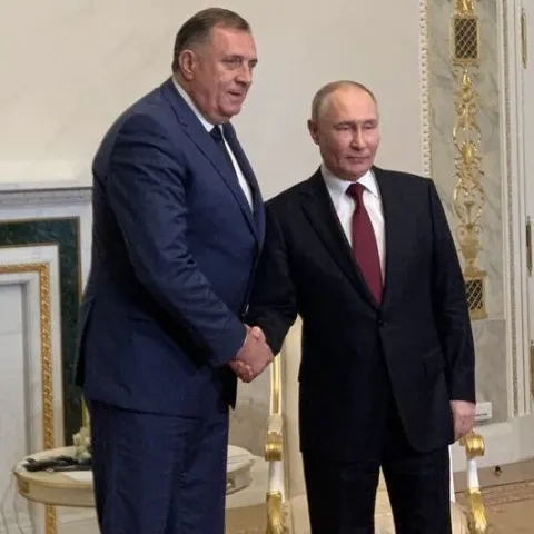 Milorad Dodik i Vladimir Putin